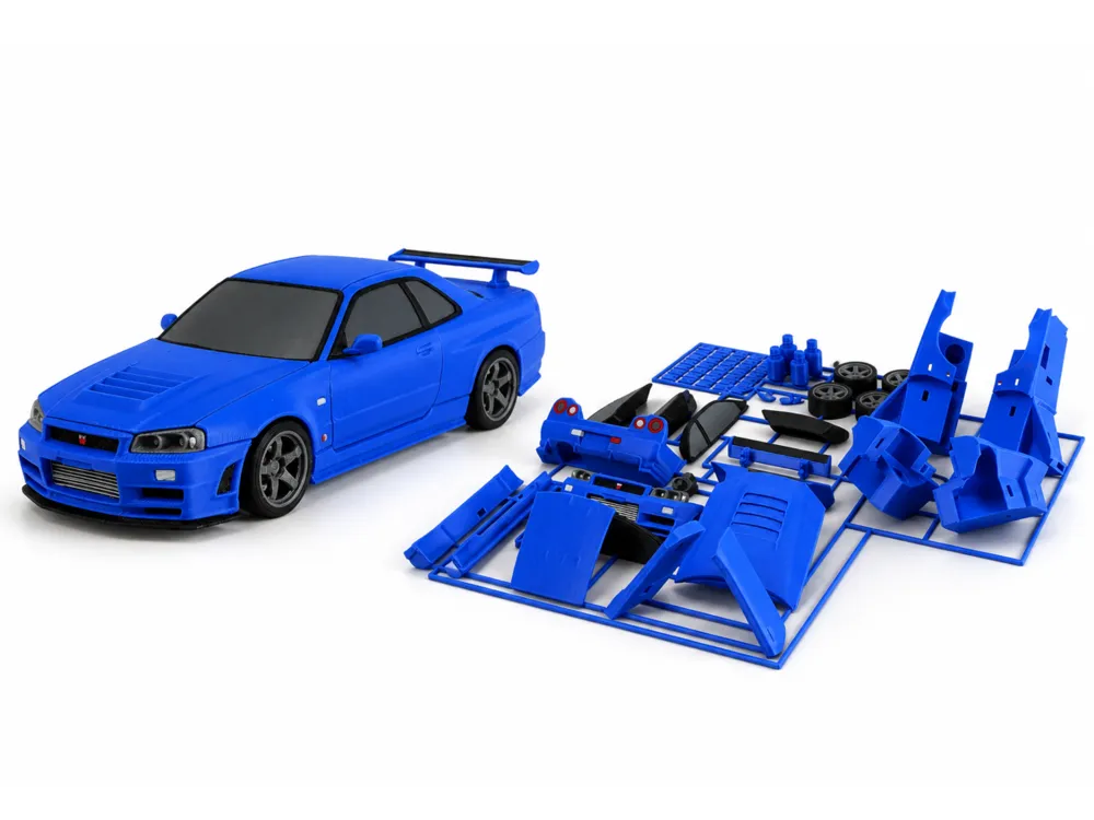 Auto armable Nissan Skyline R34 impreso en 3D Tacna Peru