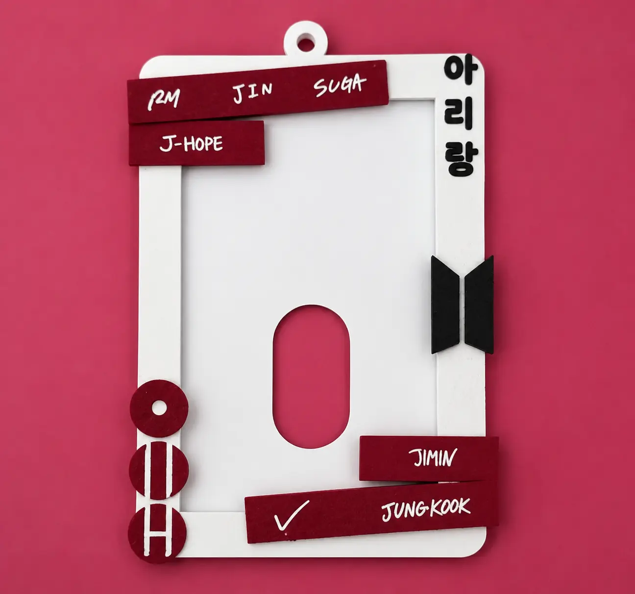 Portacarnet BTS Army impreso en 3D Tacna Peru