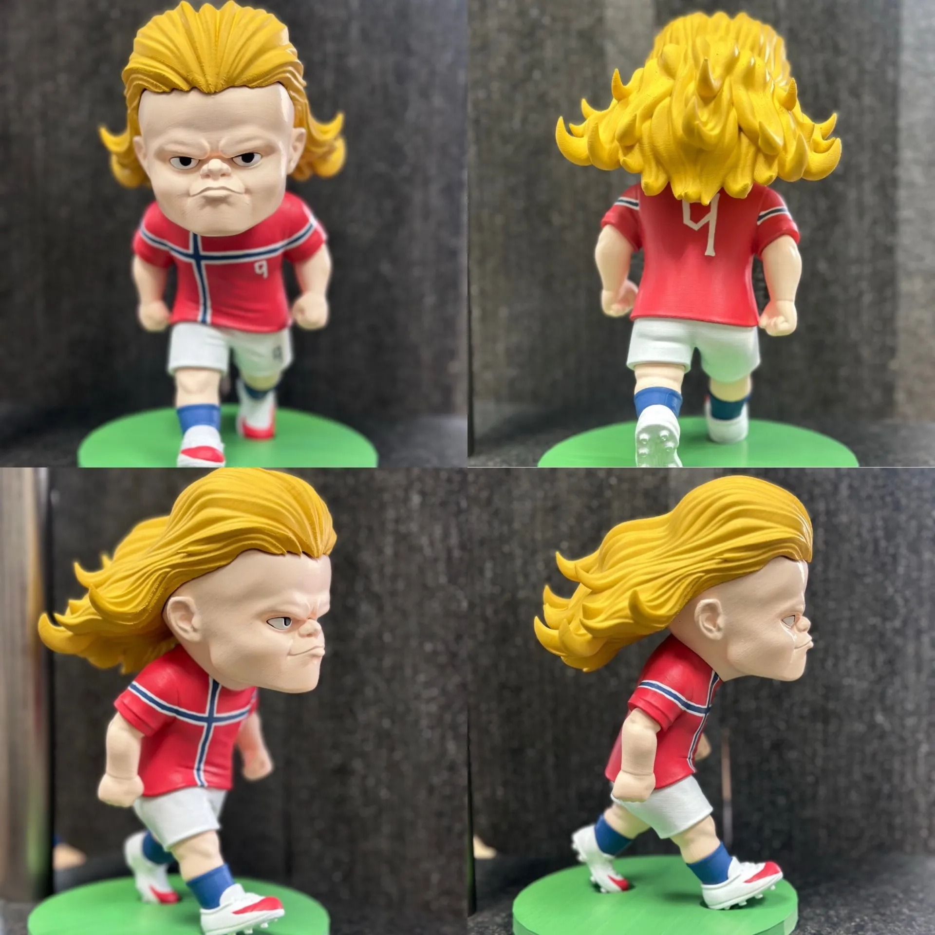 Muneco personalizado de jugador de futbol impreso en 3D Tacna Peru